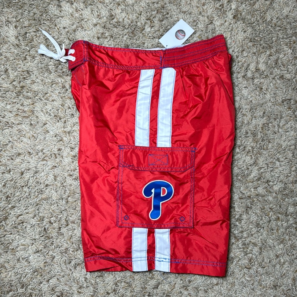 Philadelphia Phillies GIII Officially Licensed MLB Men’s Swimming Trunks